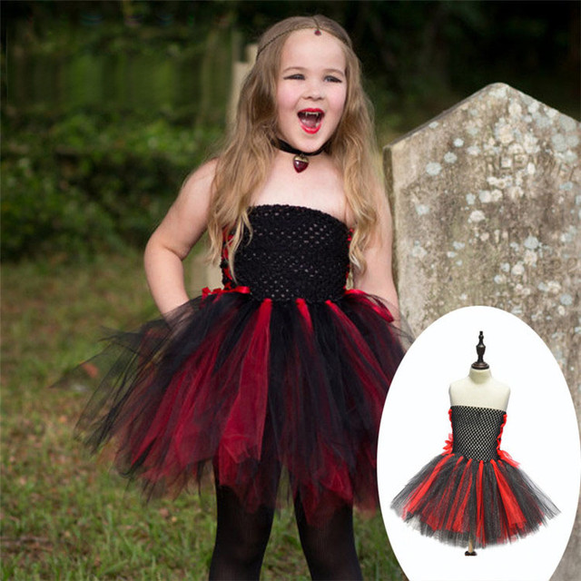 Fantasia Vampiro Gótico Para Crianças, Traje Infantil Para Meninas, Dia Das  Bruxas, Cosplay, Vampiro - Trajes De Cosplay - AliExpress